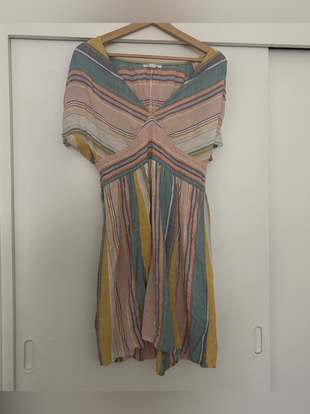 O'Neill Multicolor Beach Coverup Size XL Pastel Blue & Pink
